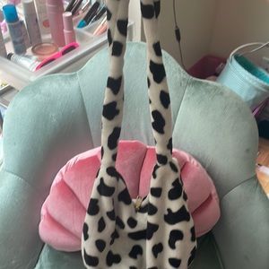 cow print handbag aesthetic cute